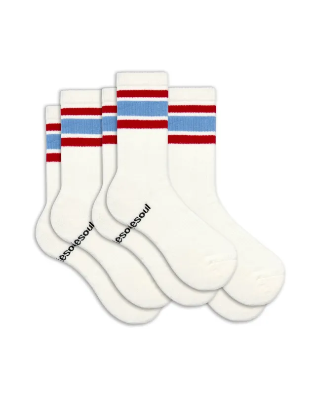 Varsity High Sock 3 Pack Solid sold by doublesoul