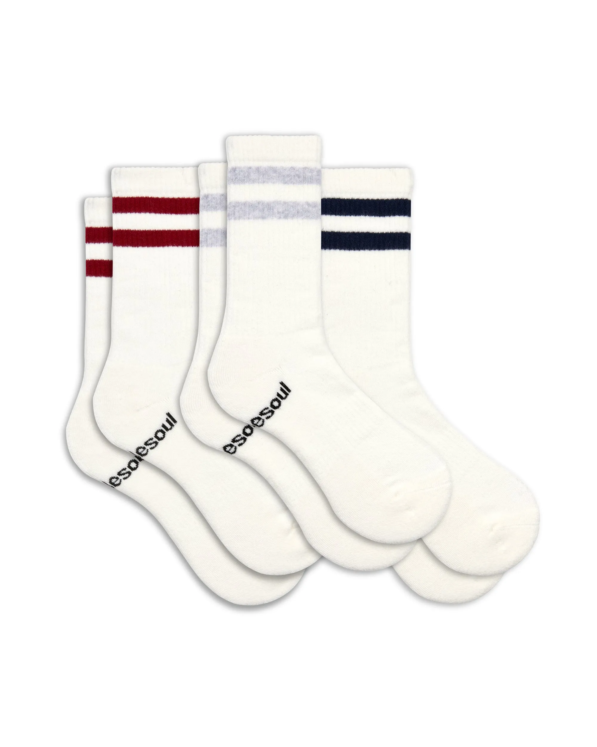 Varsity High Sock 3 Pack Mixed sold by doublesoul