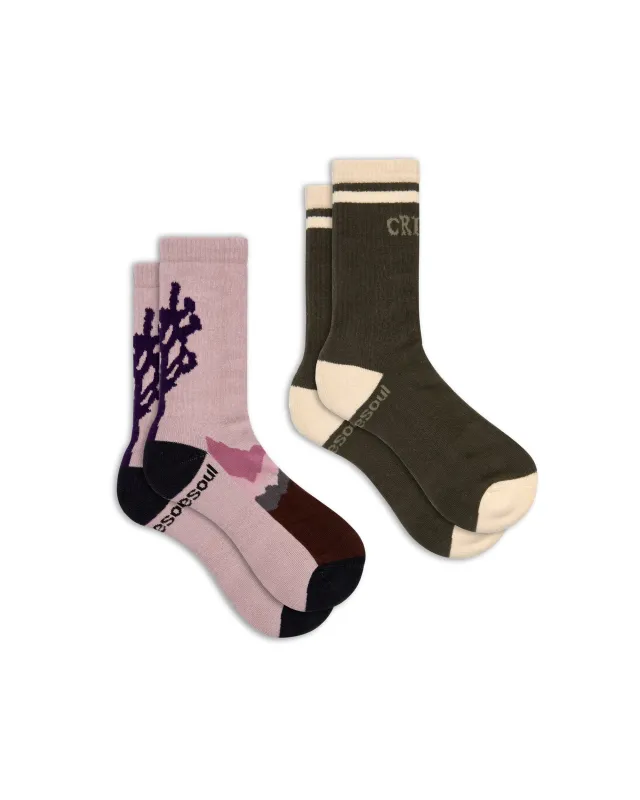 Simon Rex High Sock 2 Pack Mixed sold by doublesoul