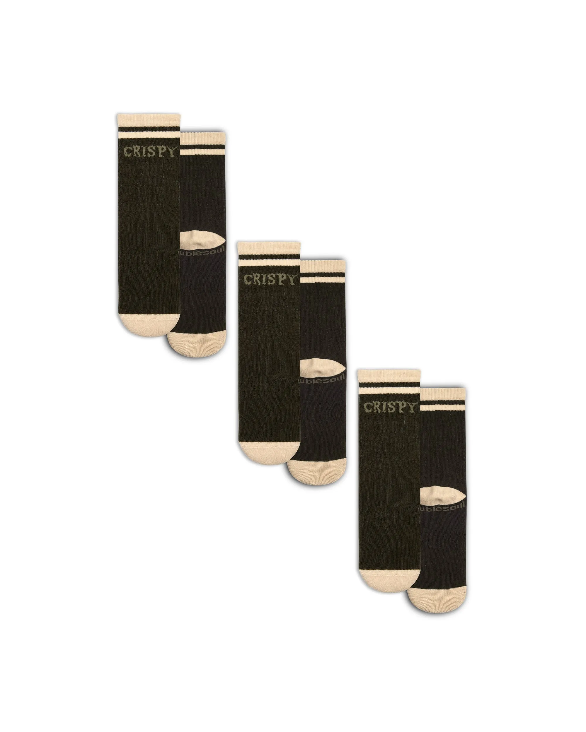 Simon Rex High Sock 3 Pack Solid sold by doublesoul product image thumbnail 3