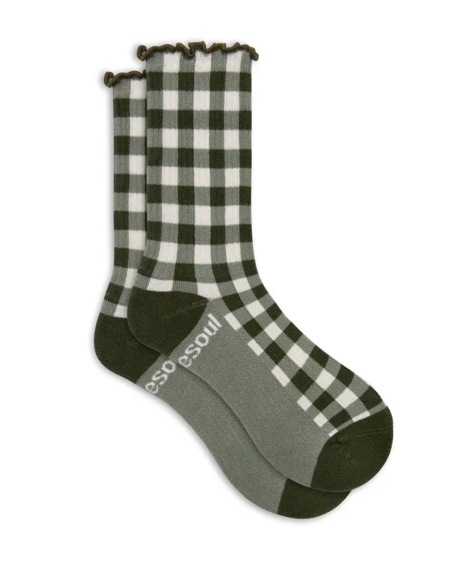 Kenzie Ruffle High Sock sold by doublesoul