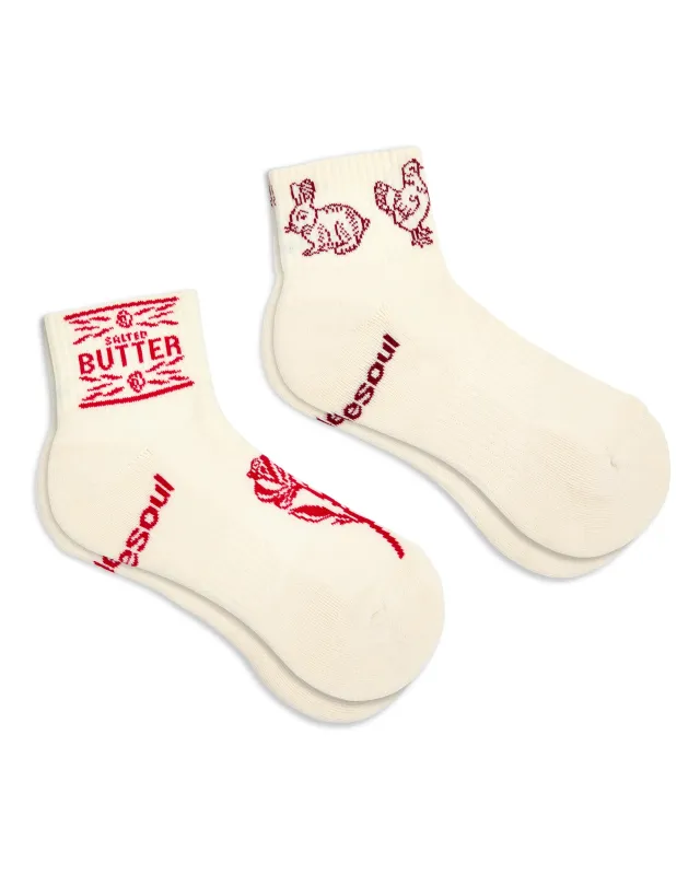 Bekah Quarter Sock 2 Pack Mixed sold by doublesoul