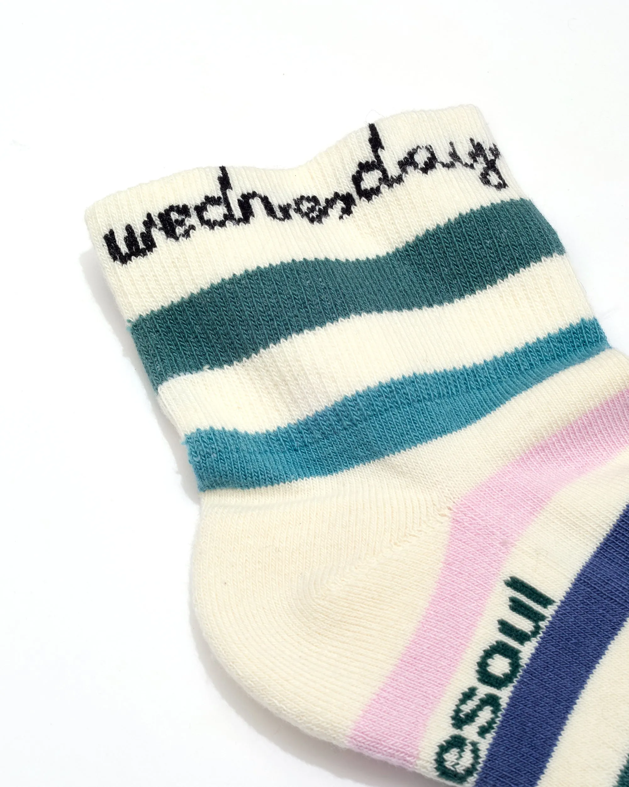 Days Of The Week Quarter Sock 7 Pack sold by doublesoul product image thumbnail 5