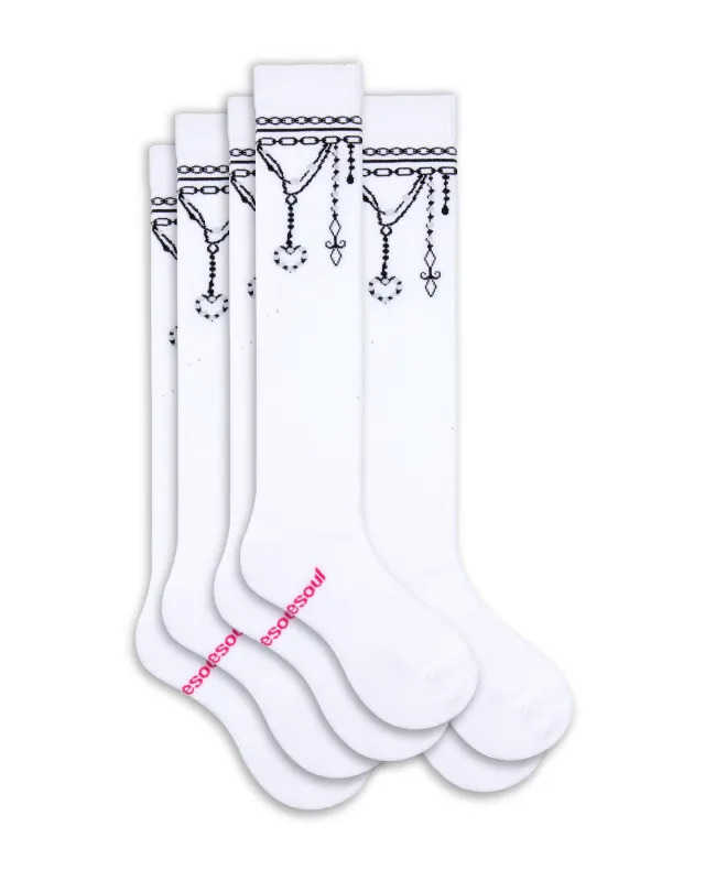 Valentina Ultrahigh Sock 3 Pack Solid made by doublesoul