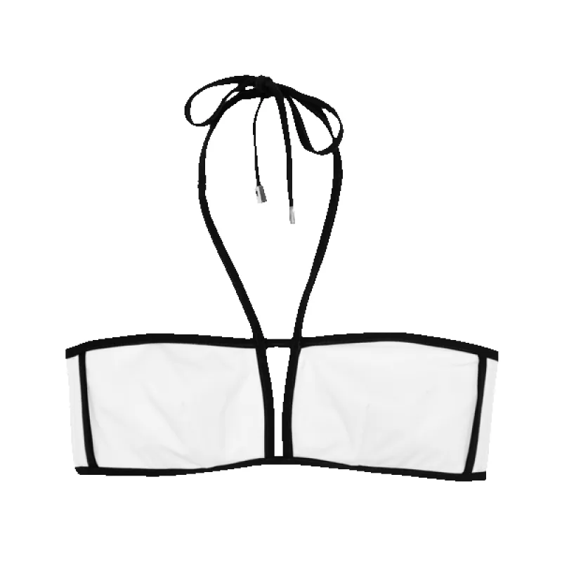 Hannah Bikini Top Black & White sold by ARAKS