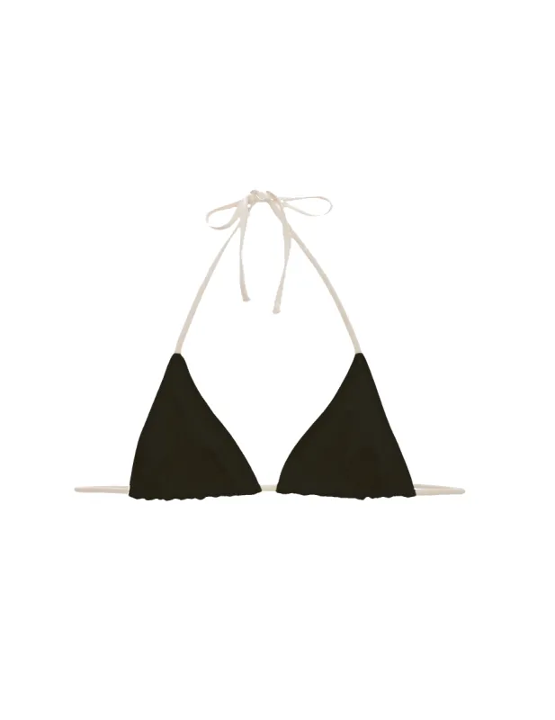 Nelle Bikini Top Black sold by ARAKS