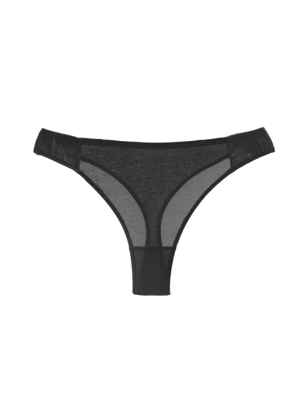 Maude Thong Black sold by ARAKS