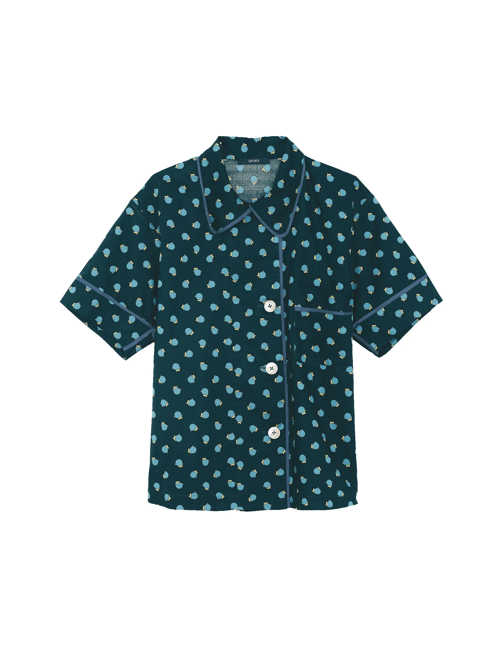 Shelby Pajama Top Polka Dot Embrace sold by ARAKS