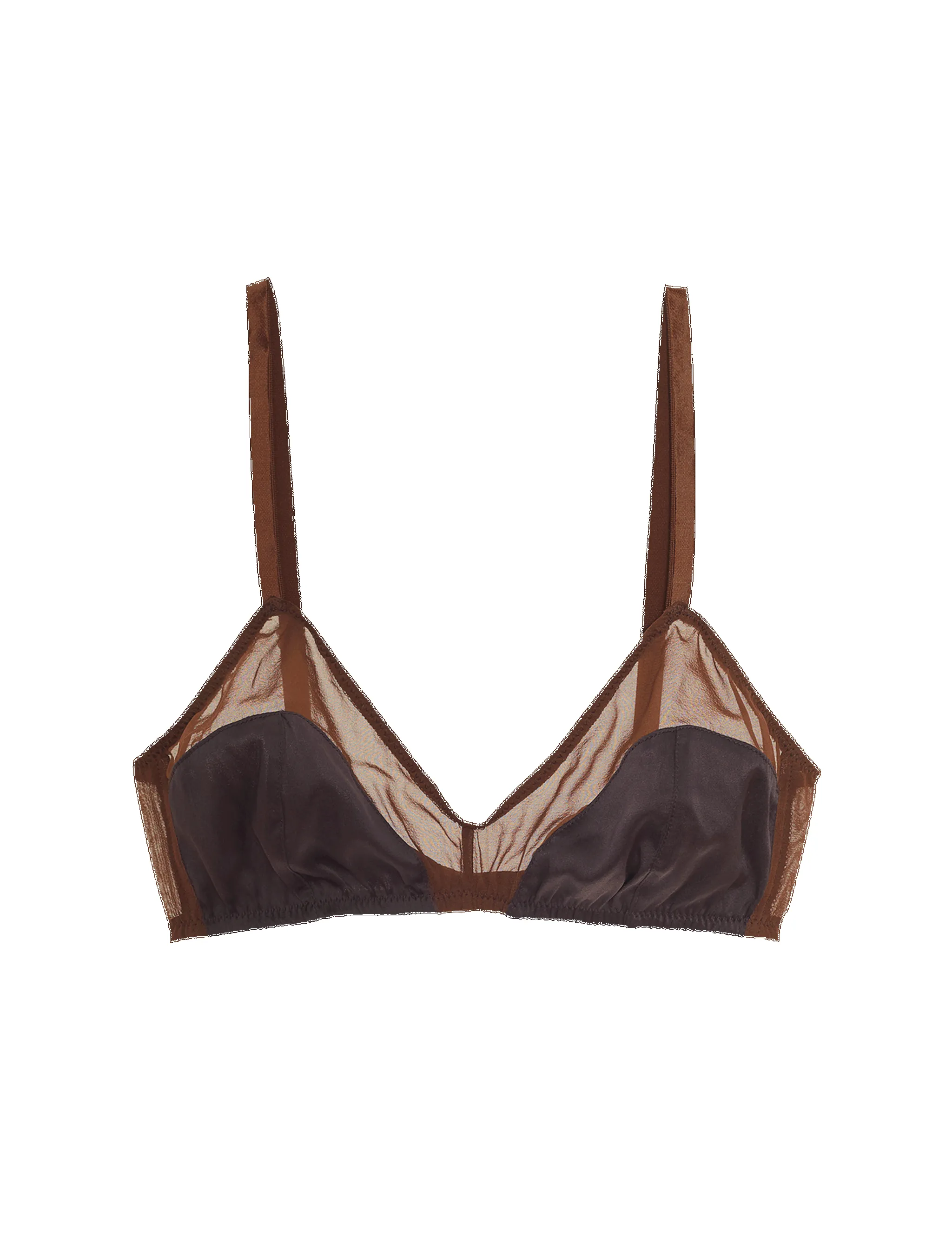 Beatrice Bralette Walnut sold by ARAKS