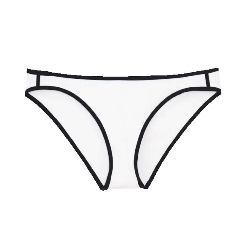 Hayli Bikini Bottom Black & White sold by ARAKS