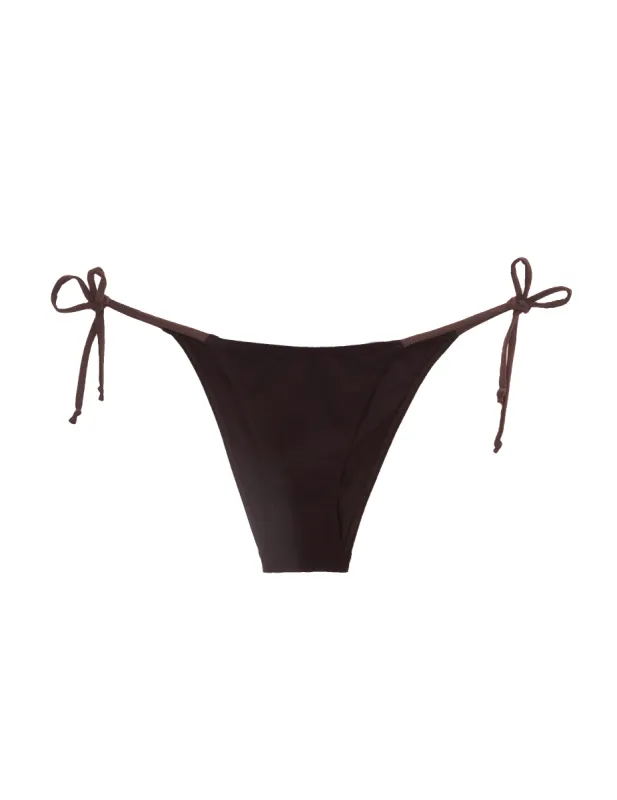 Nadia Bikini Bottom Walnut sold by ARAKS