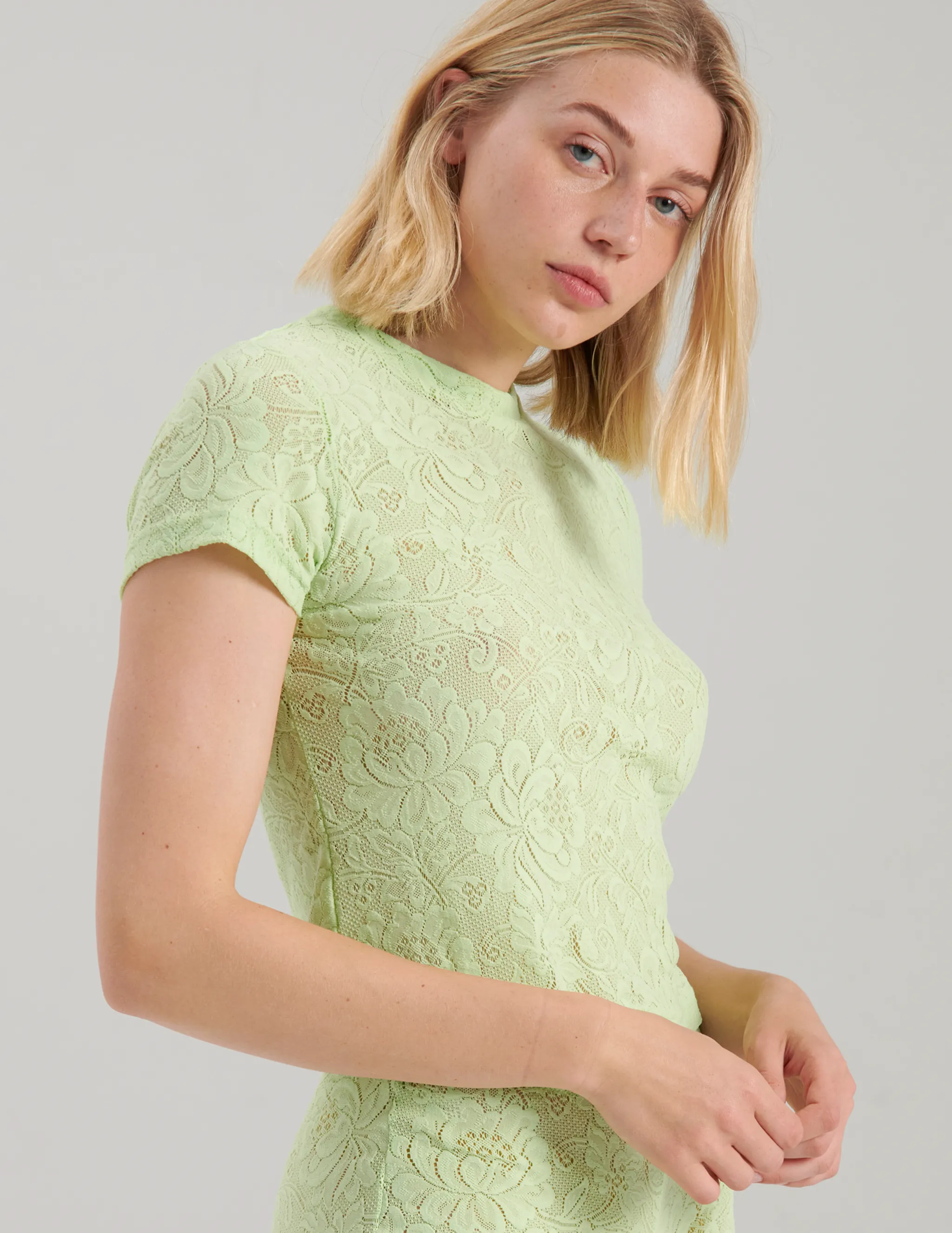 Gaia T-Shirt Pistachio sold by ARAKS product image thumbnail 3