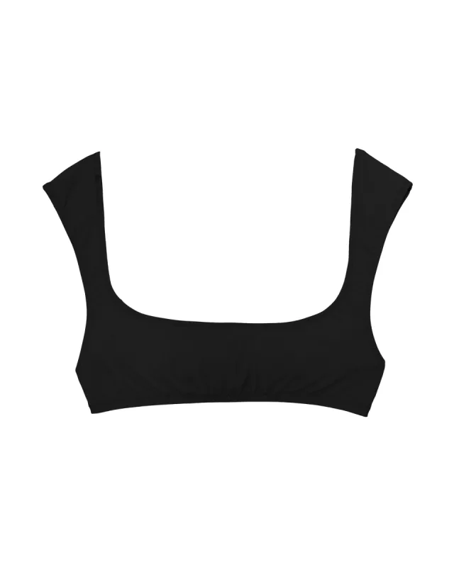 Flora Bikini Top Black sold by ARAKS