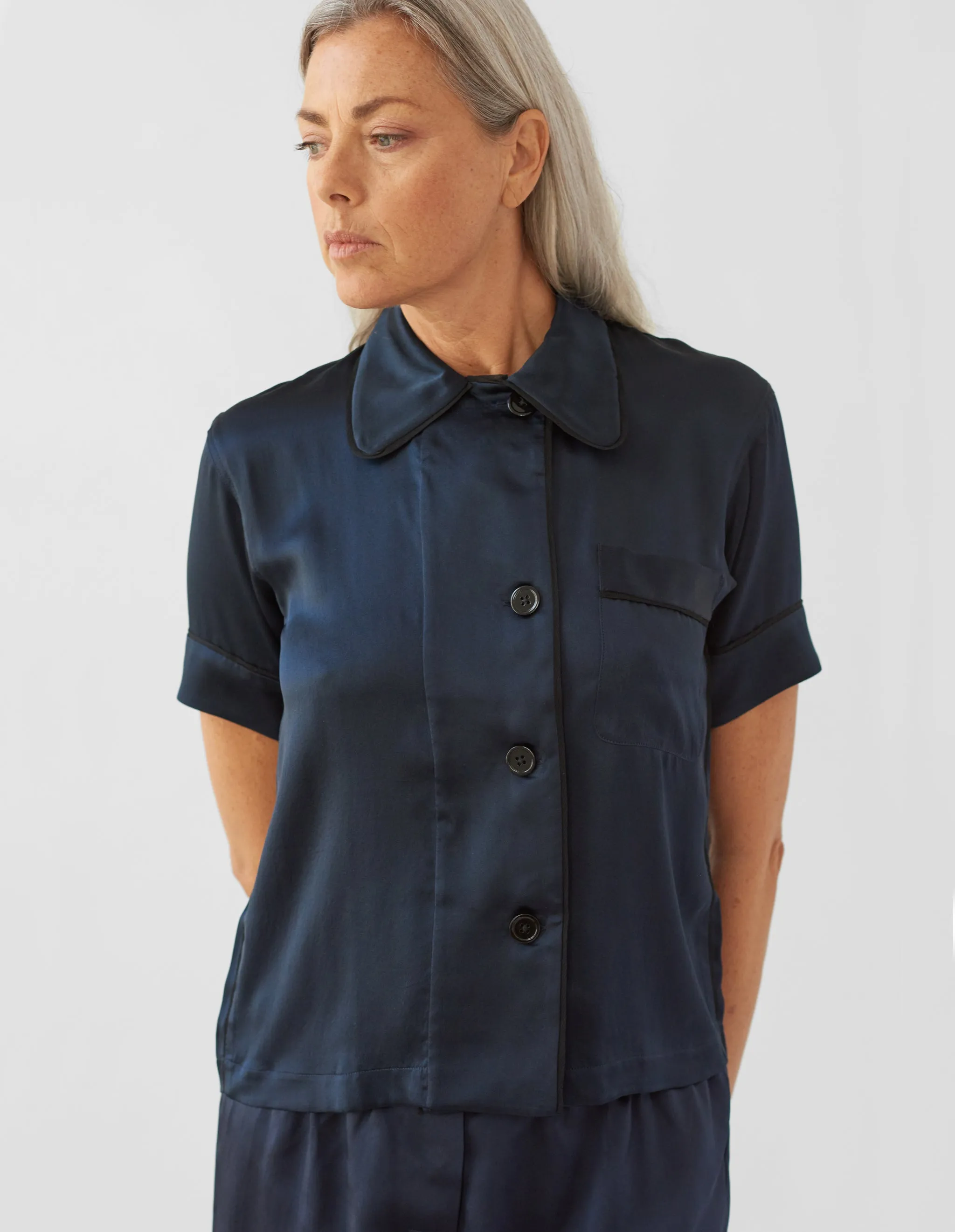 Shelby Pajama Top Sea sold by ARAKS product image thumbnail 3