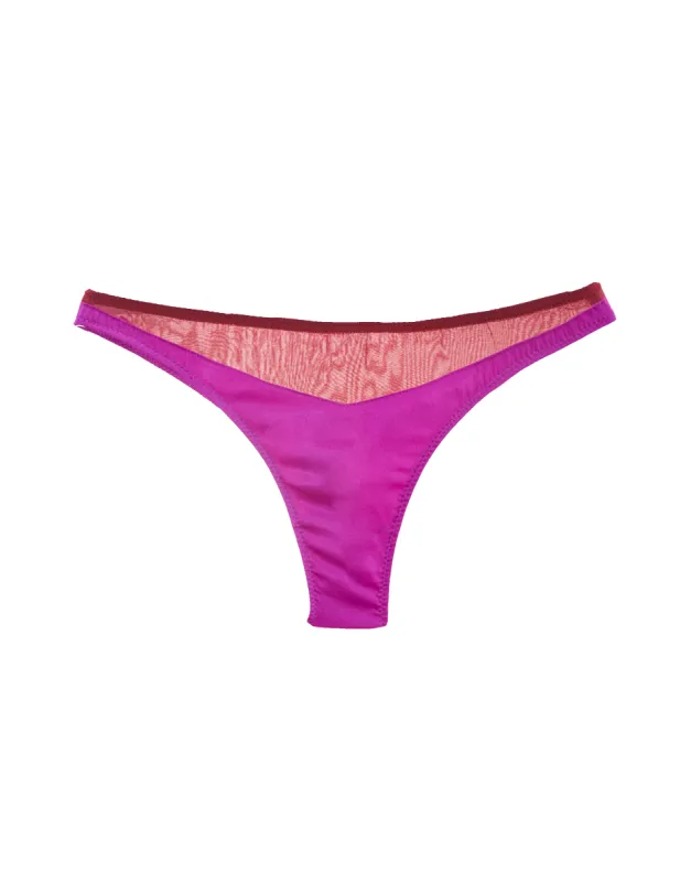 Maya Thong Amaranth sold by ARAKS