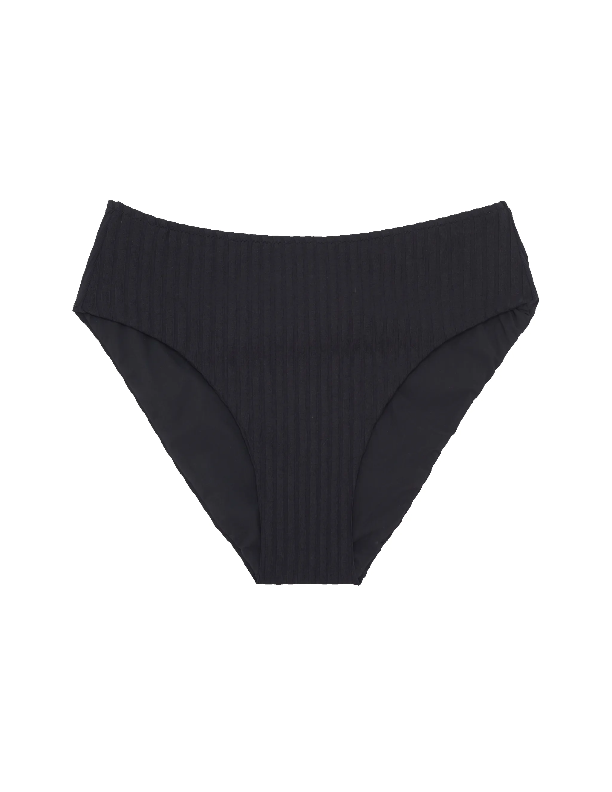 Ulla Bikini Bottom Black Rib sold by ARAKS