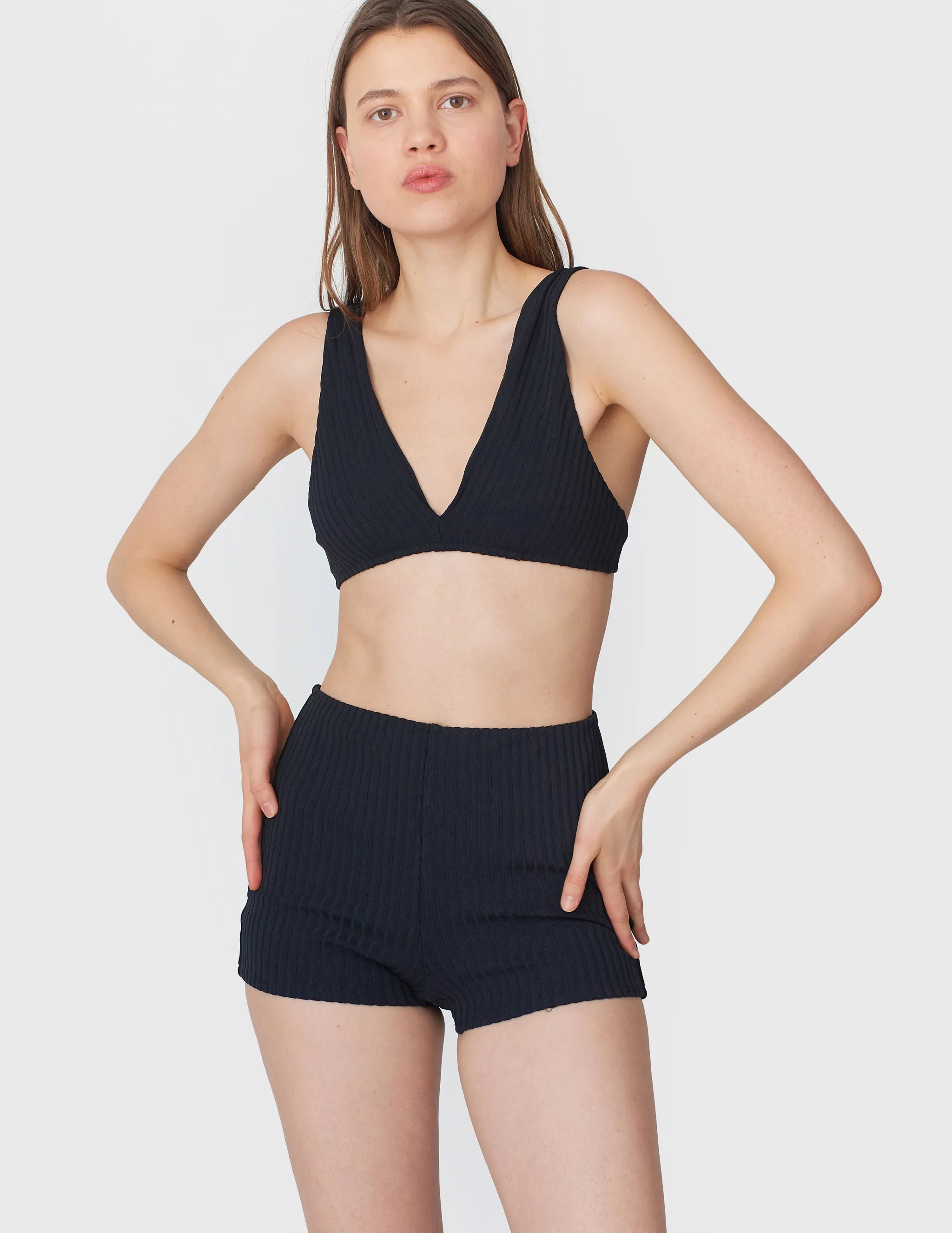 Una Bikini Top Black Rib sold by ARAKS product image thumbnail 2