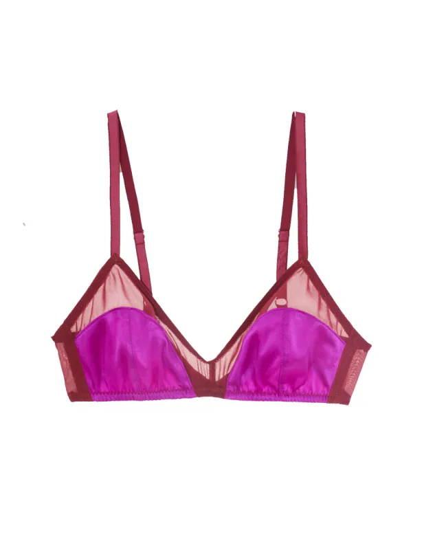Beatrice Bralette Amaranth sold by ARAKS