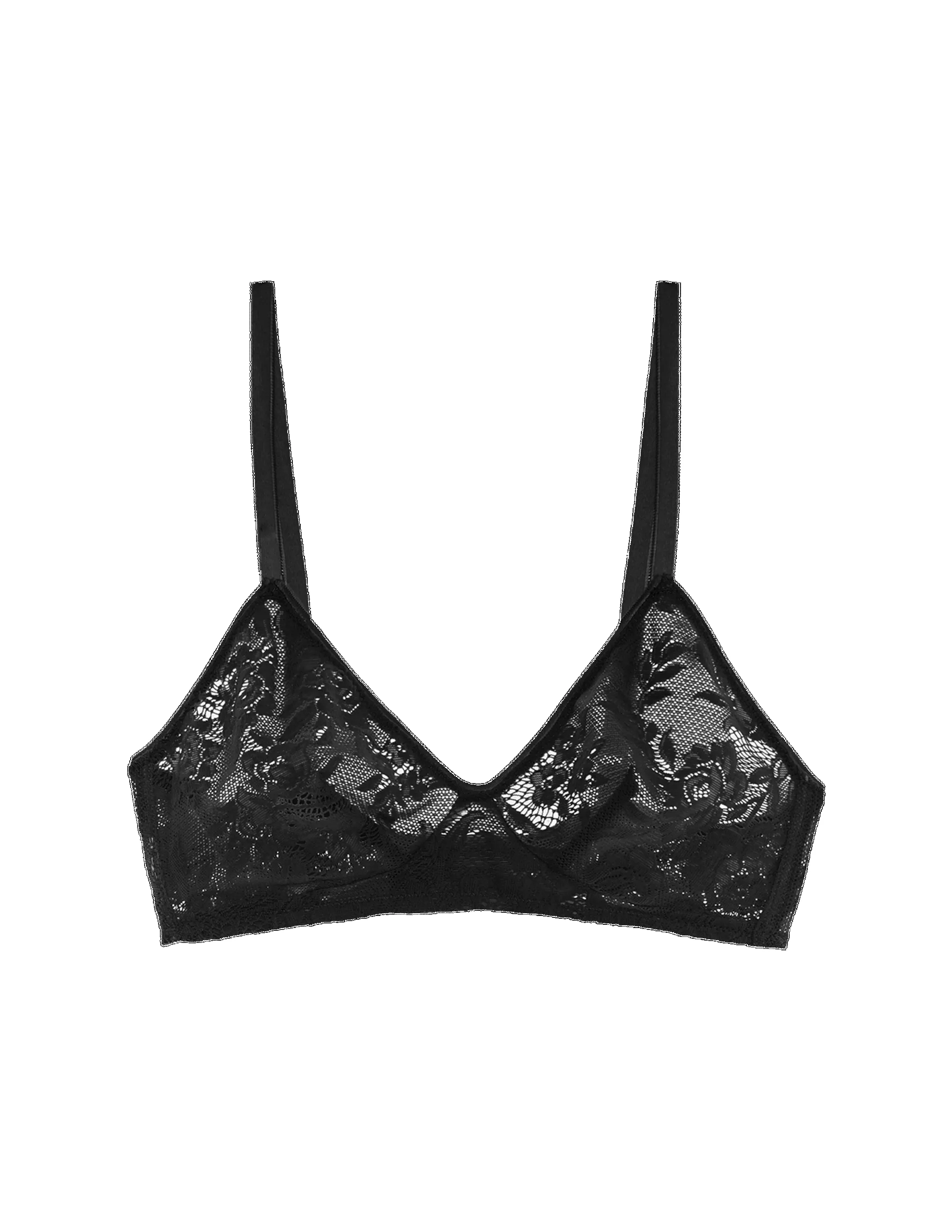 Tamara Bralette Black sold by ARAKS