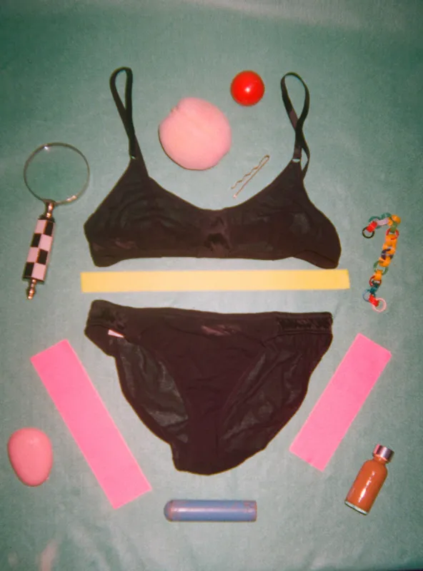 Photo by Sara Cwynar ~ Simi Bralett & Saffi Panty sold by ARAKS