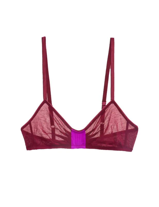 Uma Bralette Amaranth sold by ARAKS