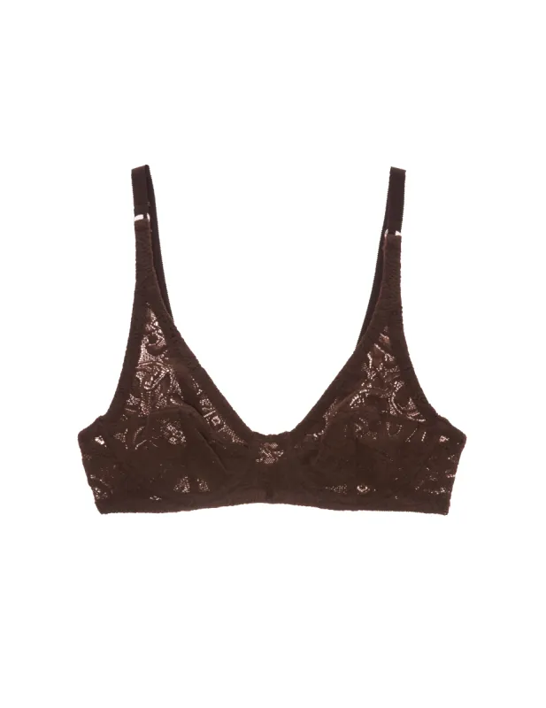 Waverly Underwire Bra Carob sold by ARAKS