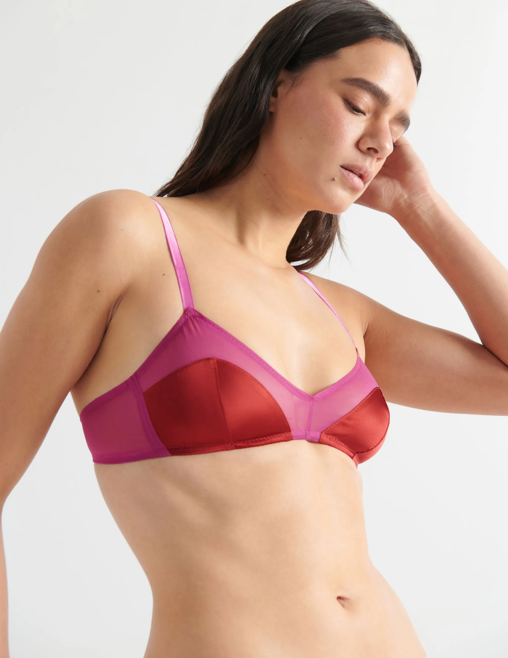 Beatrice Bralette Berry Sangria sold by ARAKS product image thumbnail 2