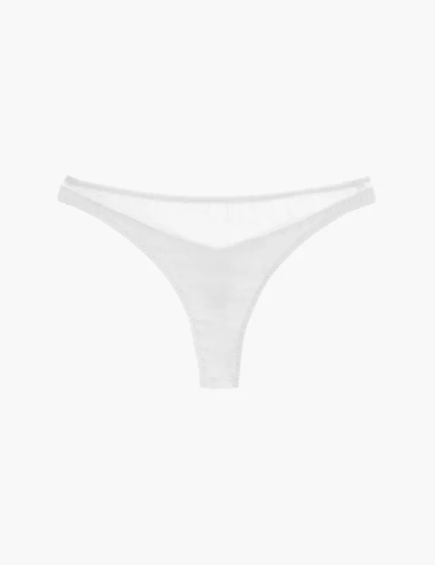 Maya Thong White sold by ARAKS
