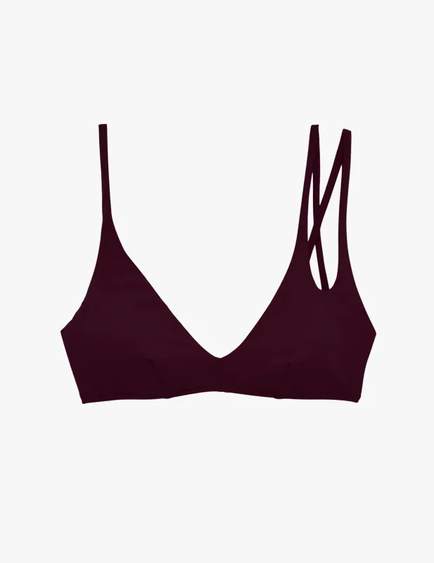 Elias Bikini Top Sangria sold by ARAKS