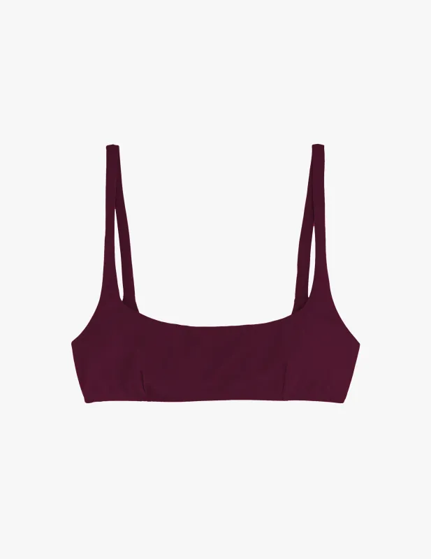 Quinn Bikini Top Sangria sold by ARAKS
