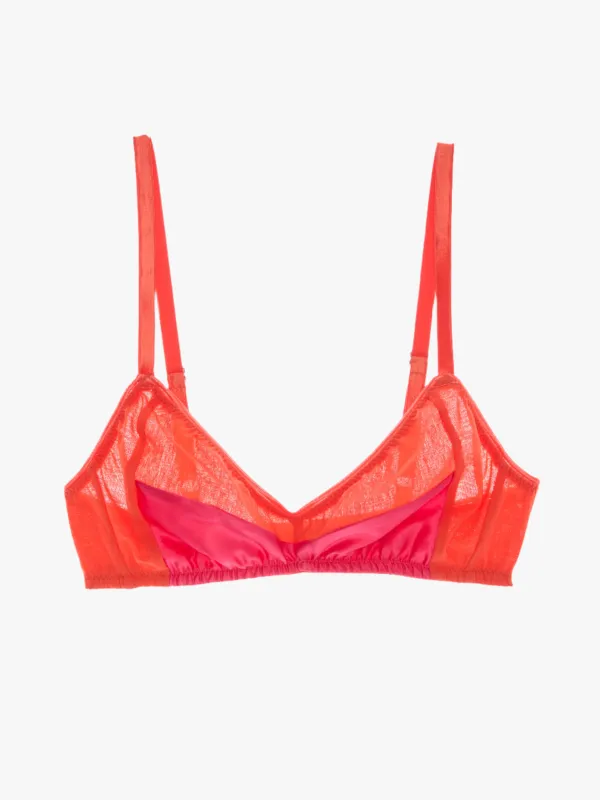Yanelis Bralette Hibiscus sold by ARAKS