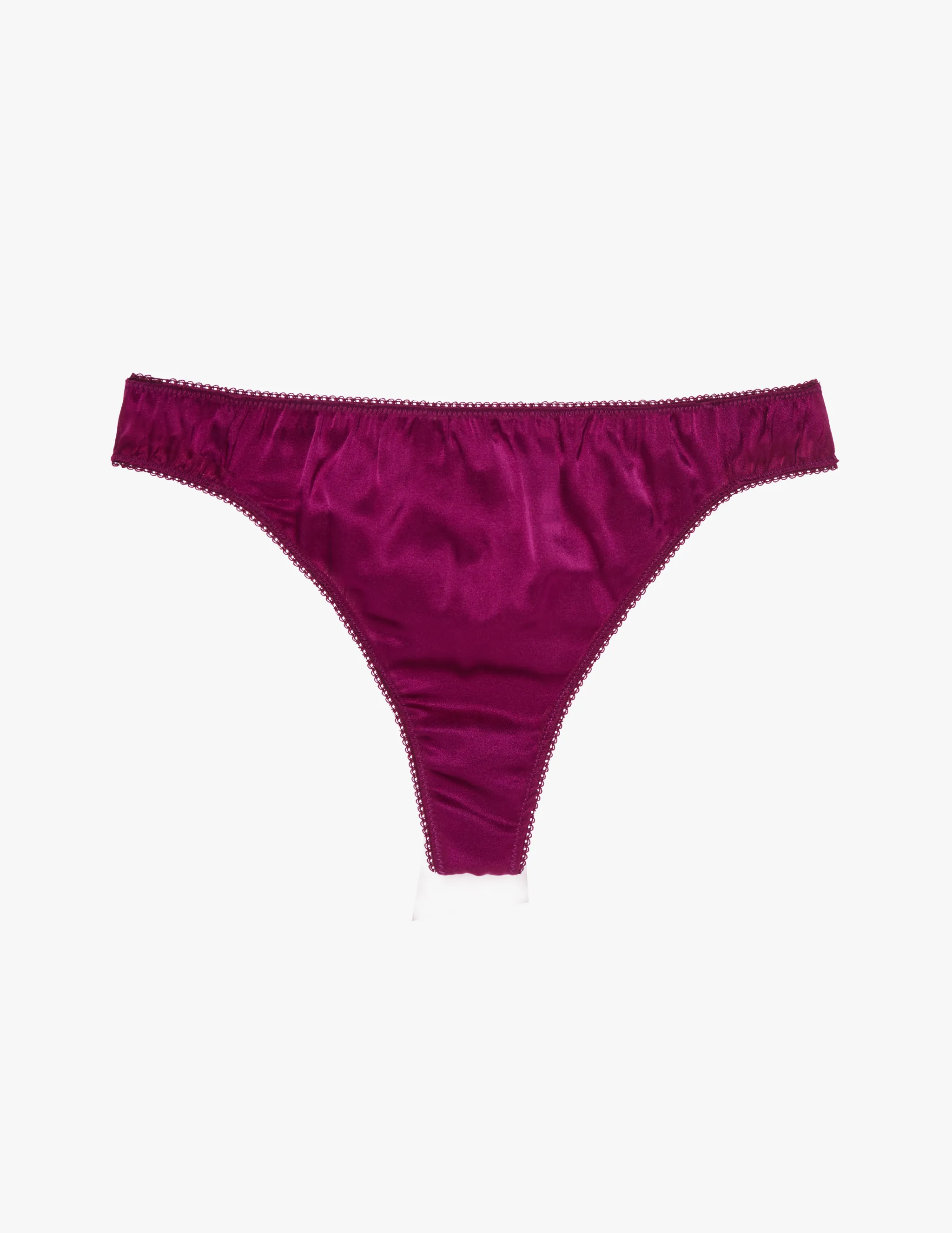 Grier Thong Cranberry sold by ARAKS