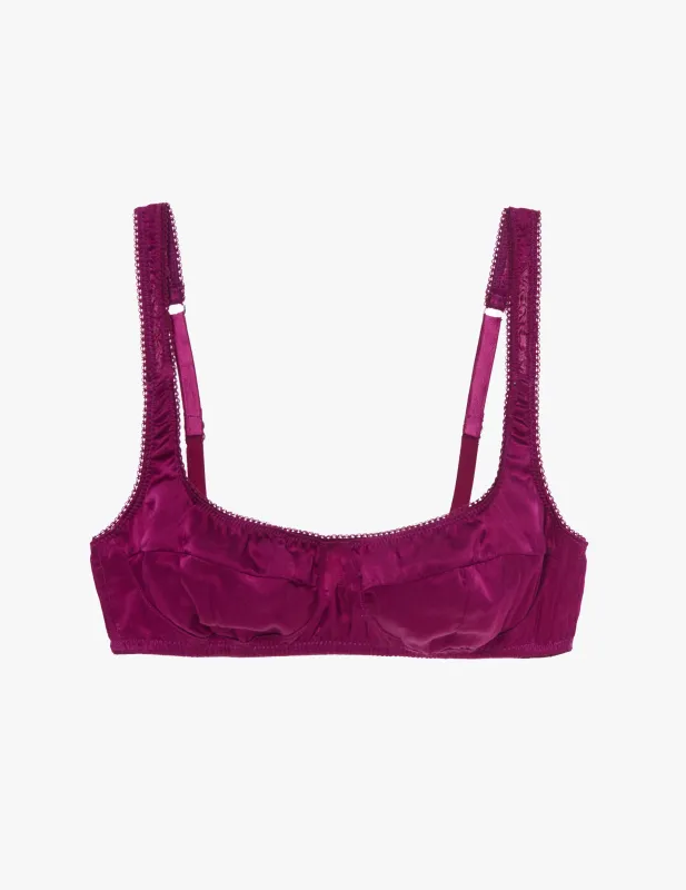 Penelope Bralette Cranberry sold by ARAKS
