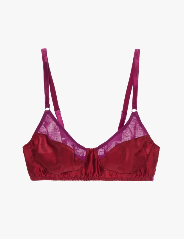 Willow Bralette Cranberry sold by ARAKS