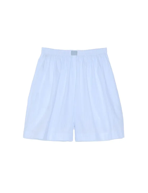 Rose Boxer Lurex Silver Stripe sold by ARAKS