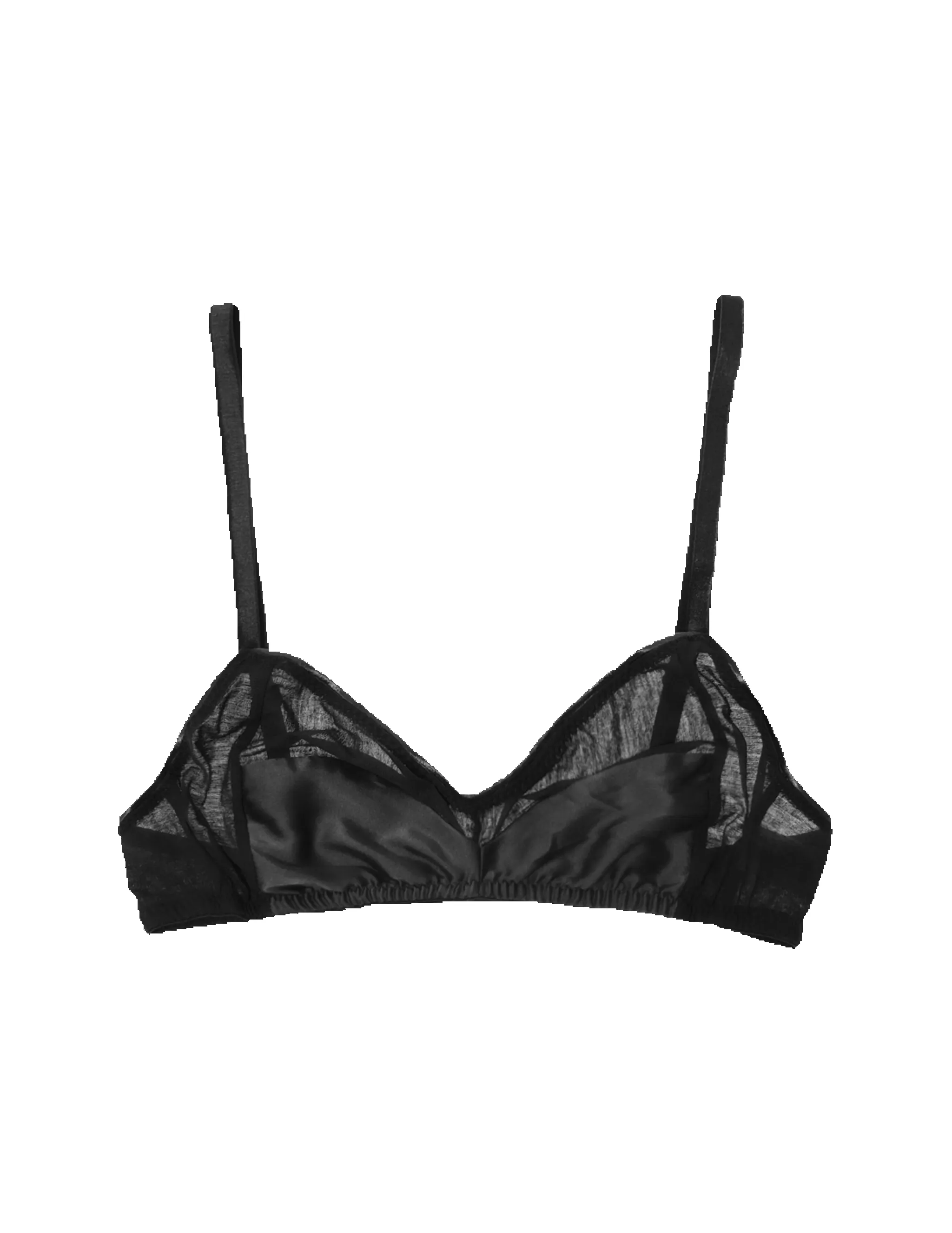 Yanelis Bralette Black sold by ARAKS
