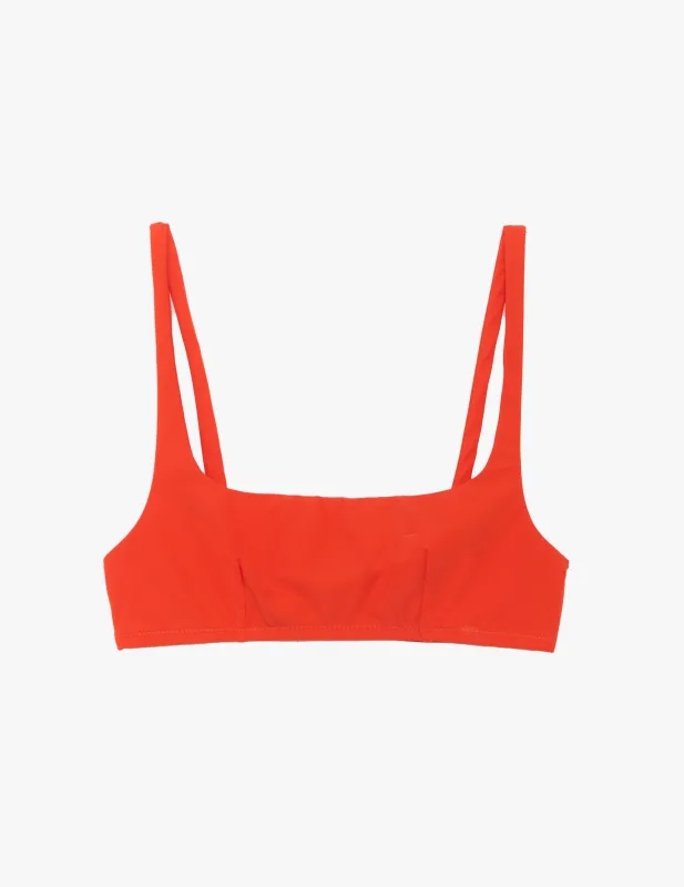 Quinn Bikini Top Papaya sold by ARAKS