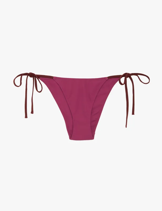 Nadia Bikini Bottom Cerise made by ARAKS