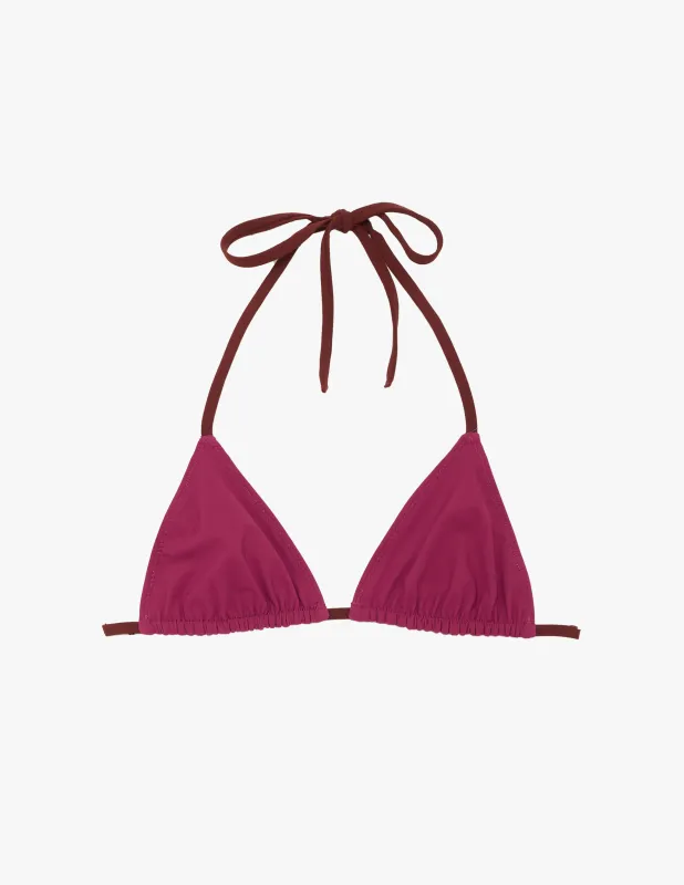 Nelle Bikini Top Cerise sold by ARAKS