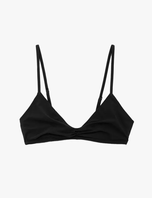 Tessa Bikini Top Black made by ARAKS