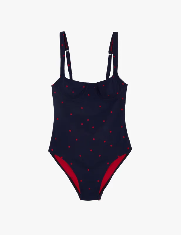 Ume One Piece Lagoon Dot made by ARAKS