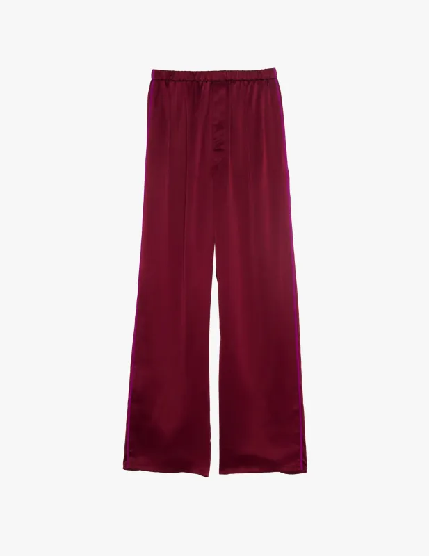 Viktoria Pajama Pant Garnet made by ARAKS