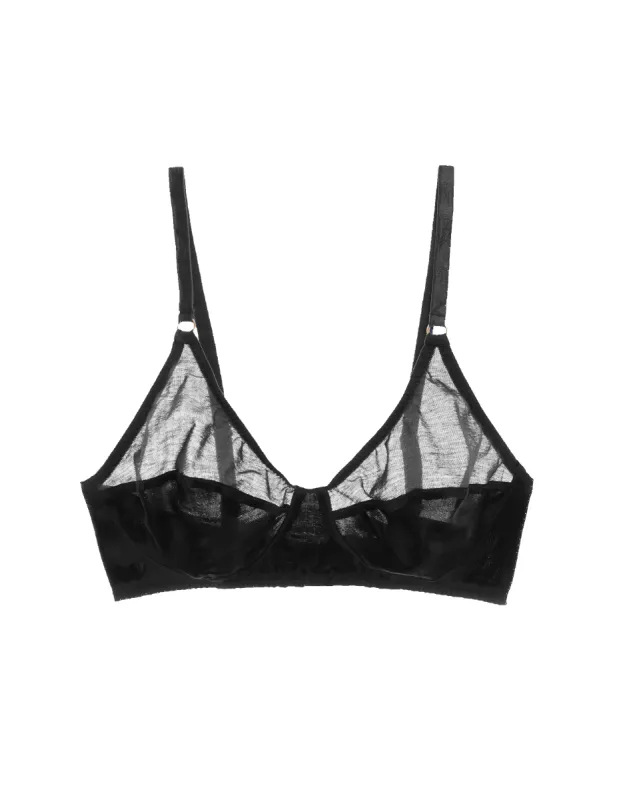 Willow Bralette Black sold by ARAKS