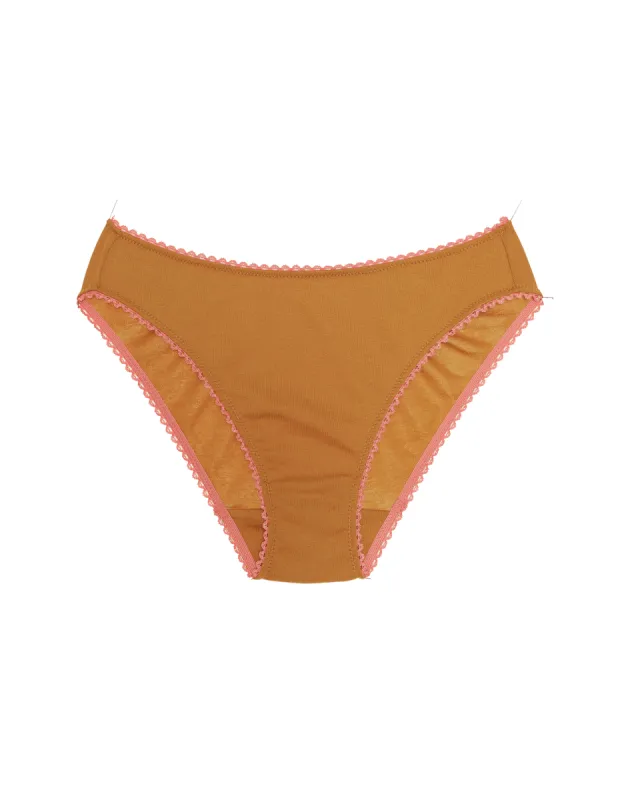 Isabella Panty Ochre sold by ARAKS