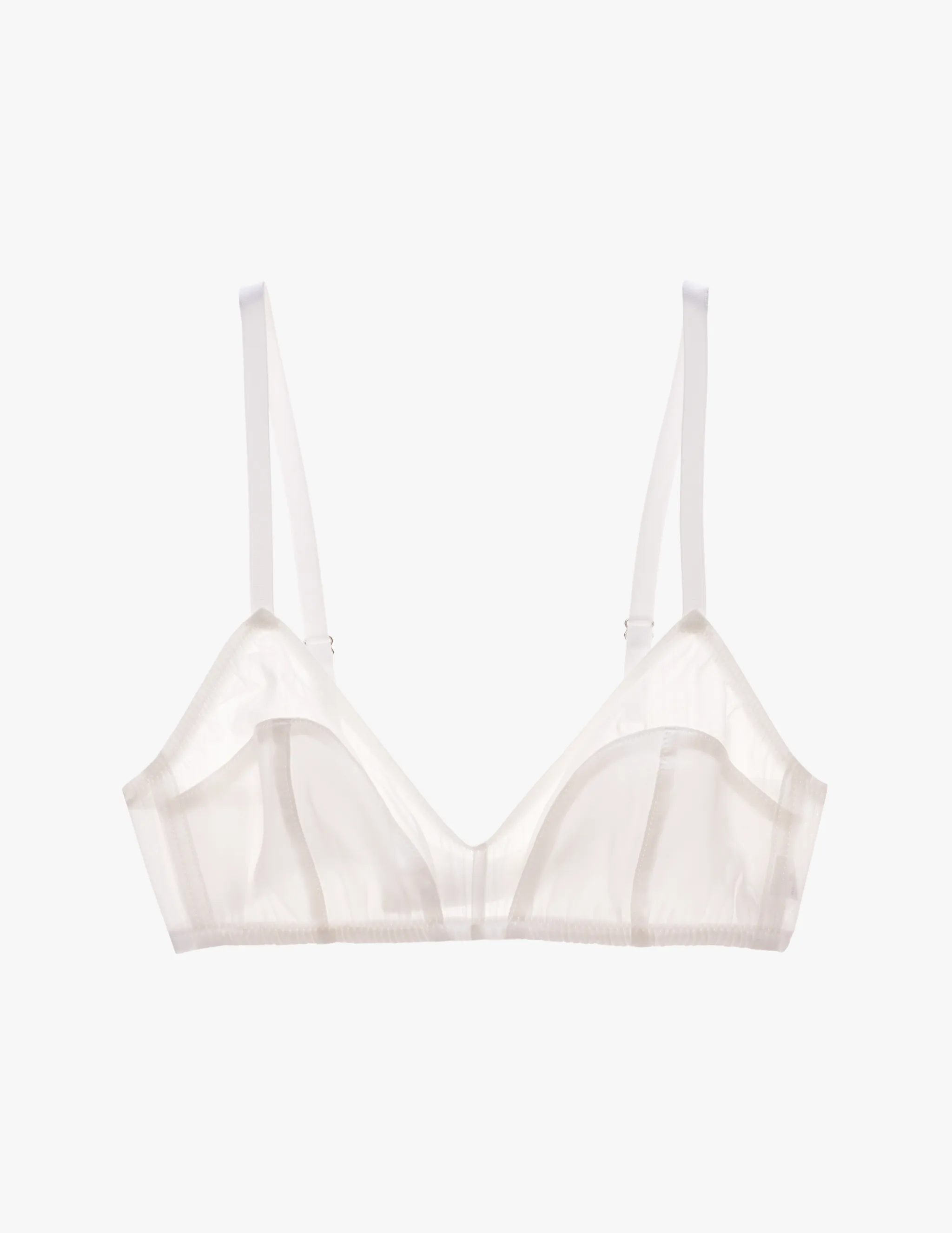 Beatrice Bralette White sold by ARAKS