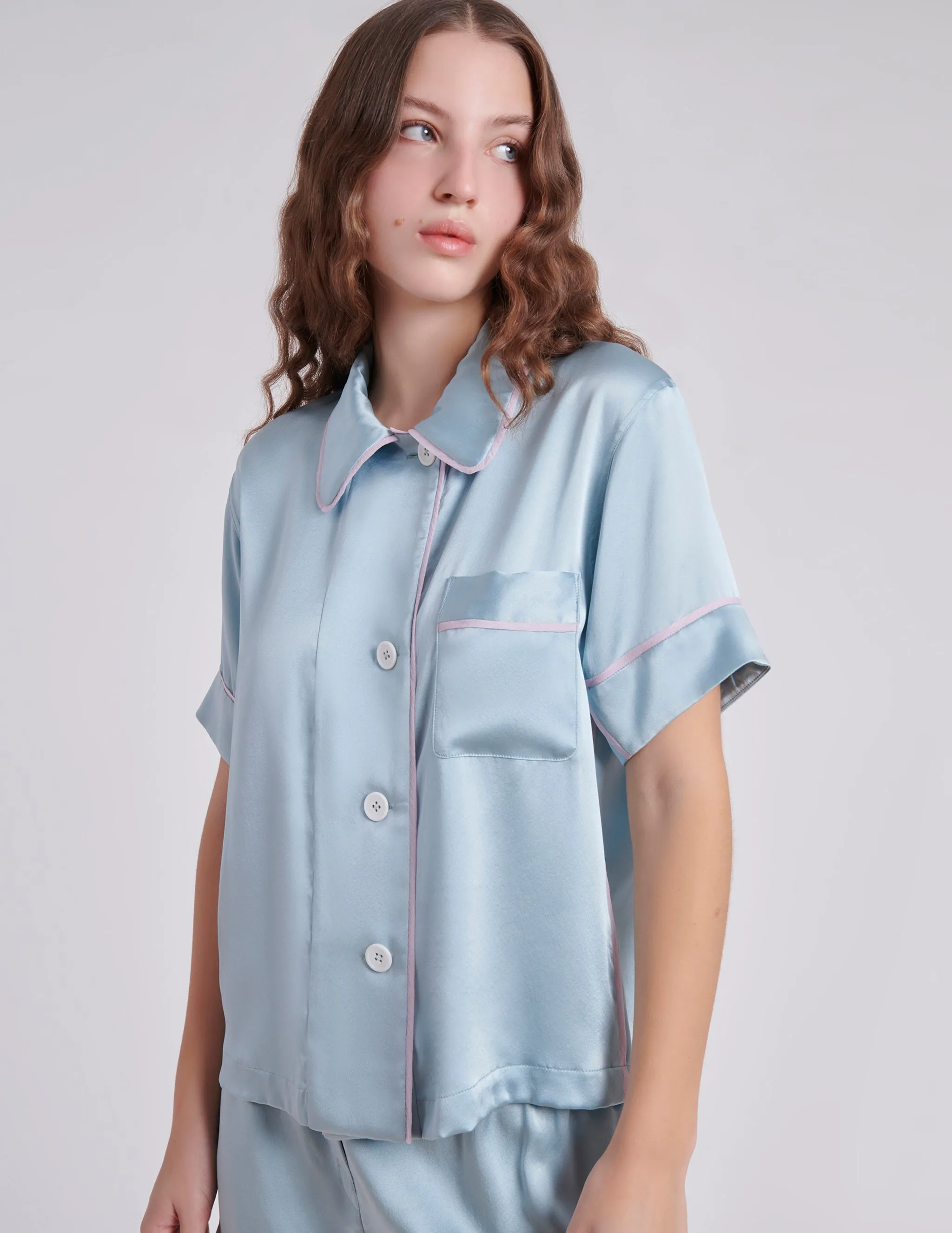 Shelby Pajama Top Breeze sold by ARAKS product image thumbnail 3