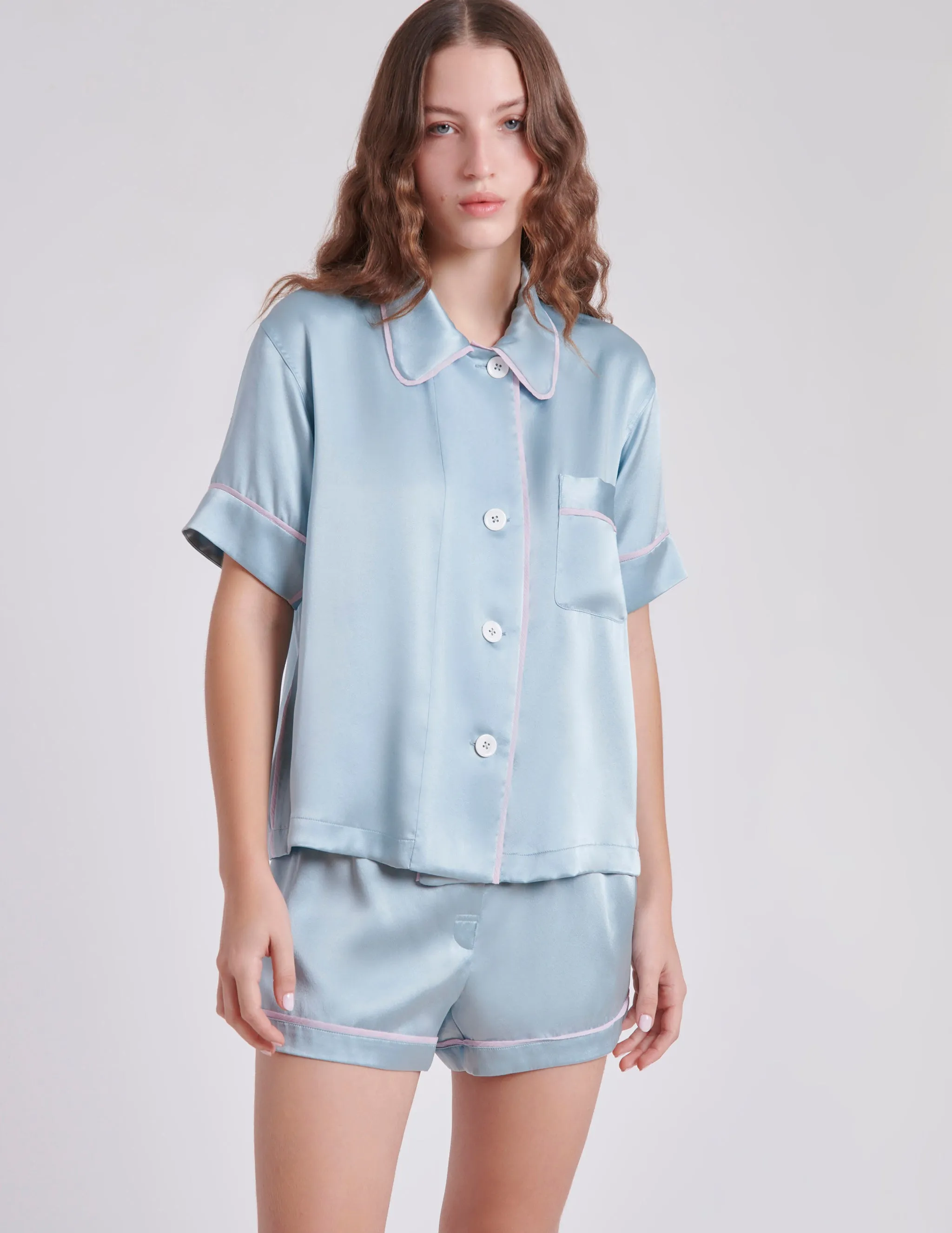 Shelby Pajama Top Breeze sold by ARAKS product image thumbnail 2