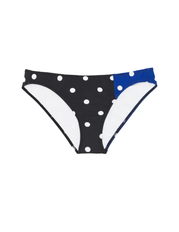 Enel Bikini Bottom Black Dot & Lapis Dot made by ARAKS