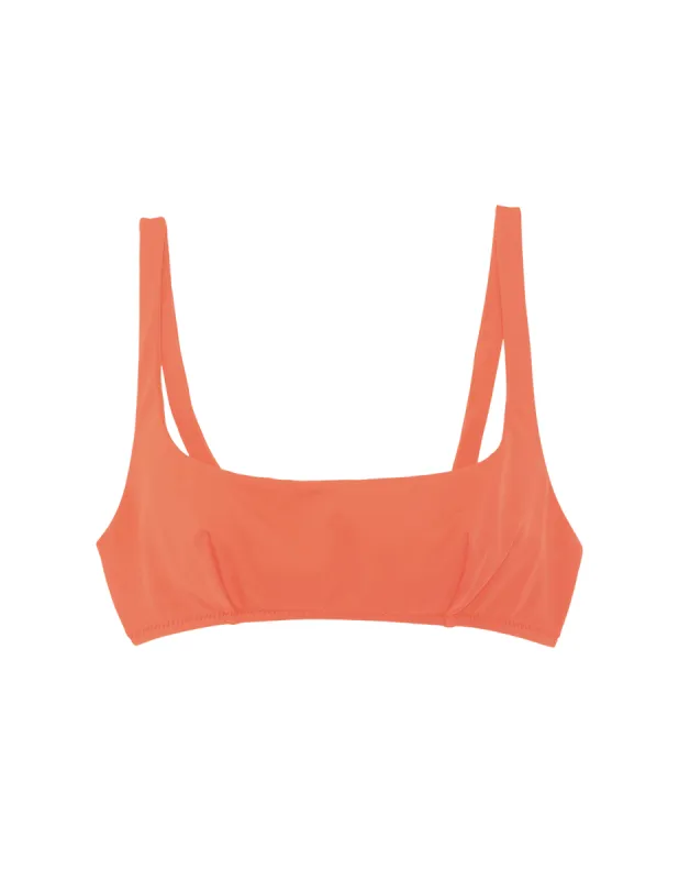 Quinn Bikini Top Tangerine sold by ARAKS