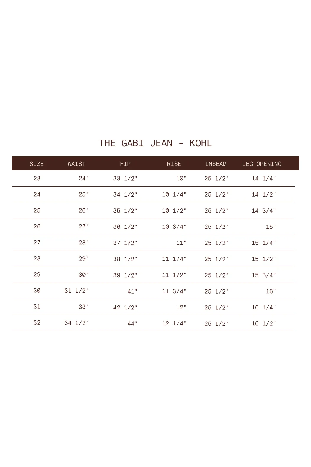 The Gabi Jean - Kohl sold by Nelle Atelier product image thumbnail 5